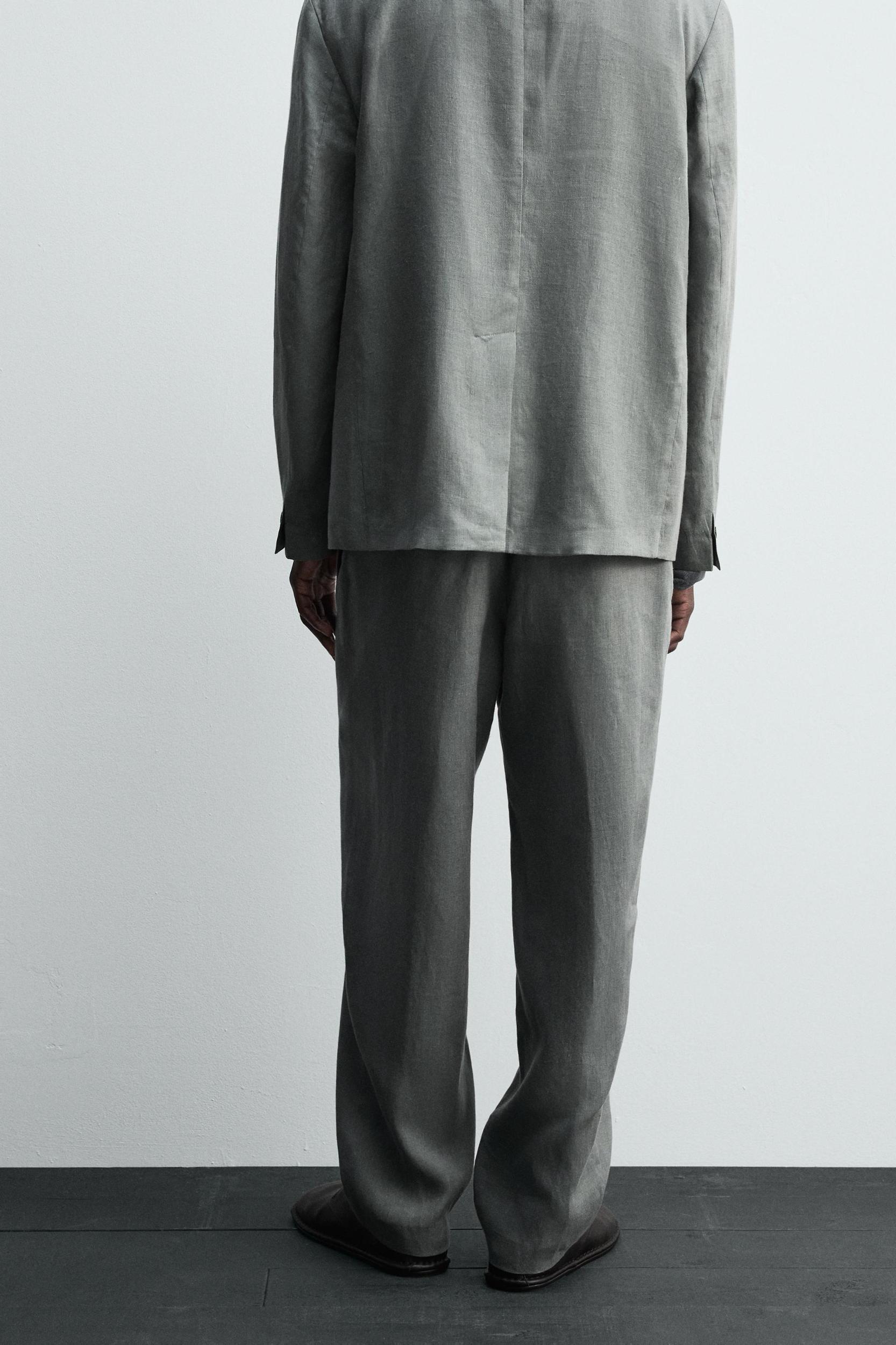 100% LINEN SUIT PANTS Product Image