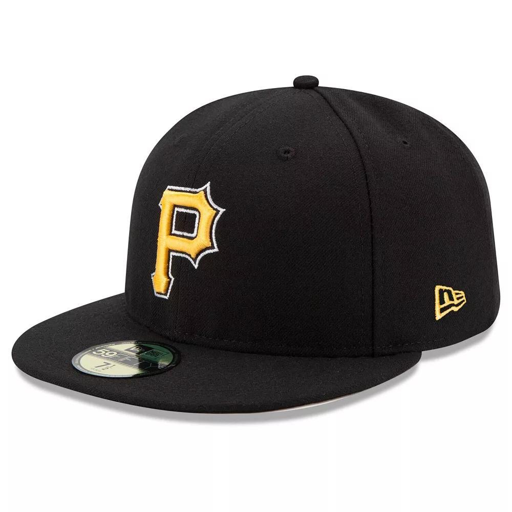 Mens New Era Pittsburgh Pirates Alternate Authentic Collection On-Field 59FIFTY Fitted Hat Product Image