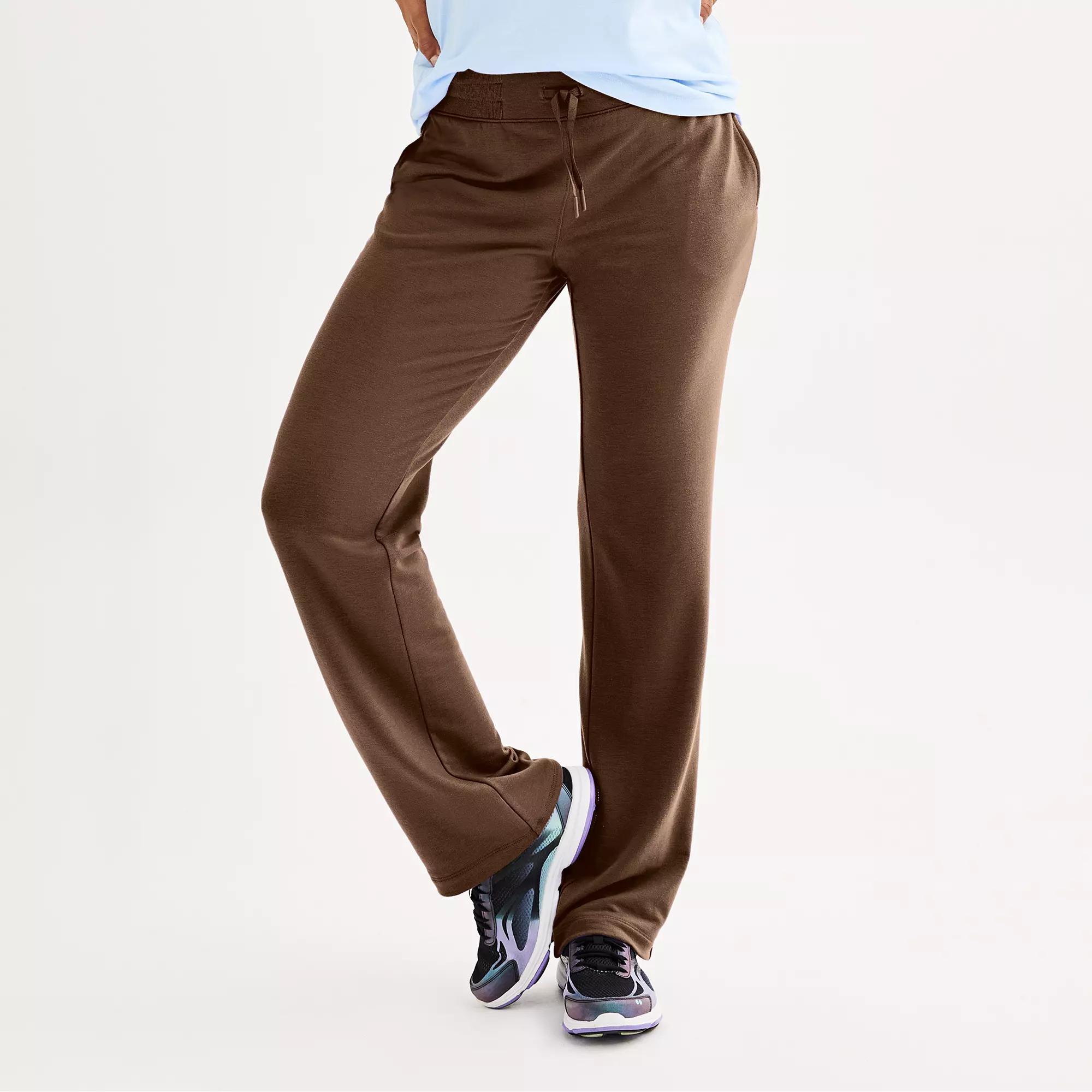 Women's Tek Gear® French Terry Open Hem Pant, Size: XS, Ostego Bay Product Image