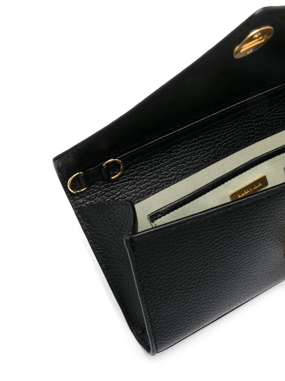 envelope leather clutch bag Product Image