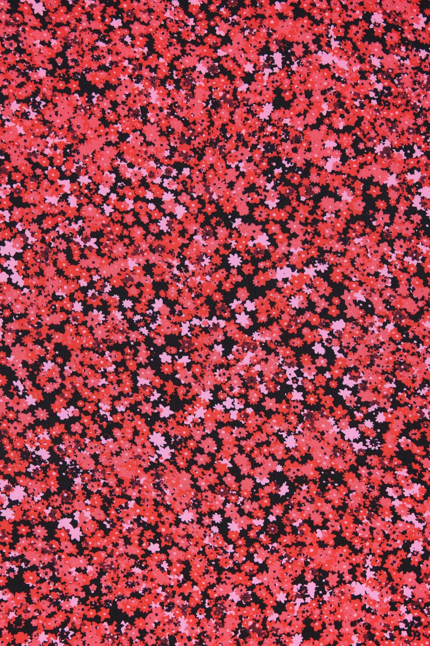 Rosas Midi Dress Meander Micro Red Product Image