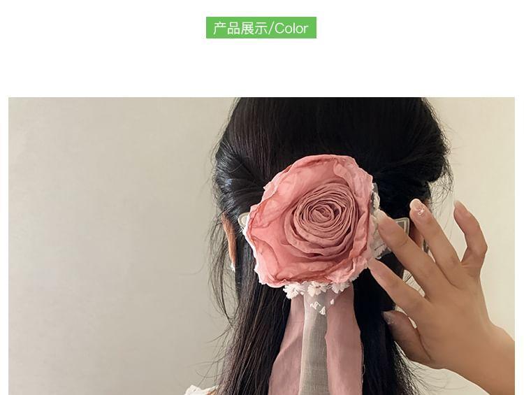 Floral Fabric Hair Clip Product Image