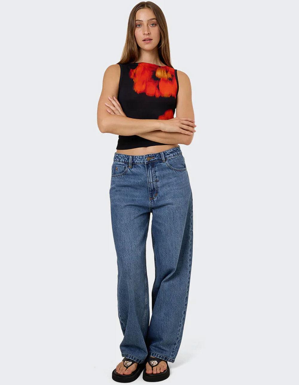 THRILLS Lucky For You Womens Sleeveless Top - BLACK COMBO Product Image