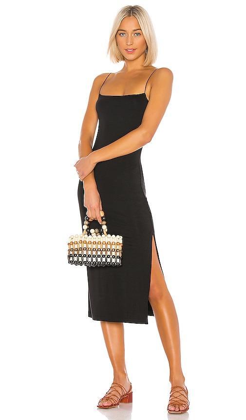 Strappy Side Slit Dress Enza Costa Product Image