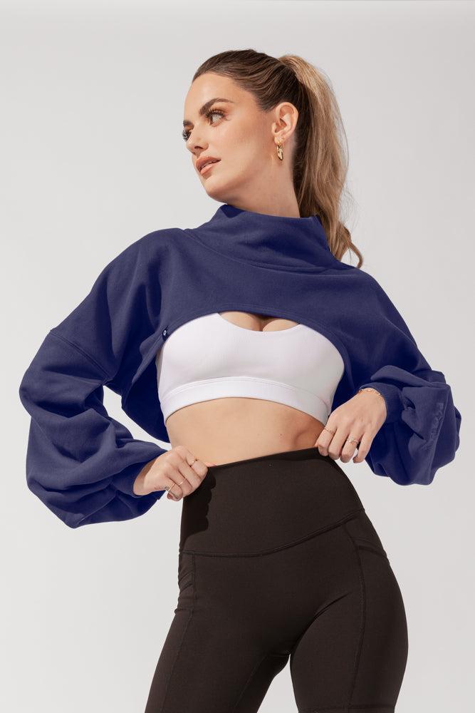 Mockneck Shruggie - Taupe Product Image