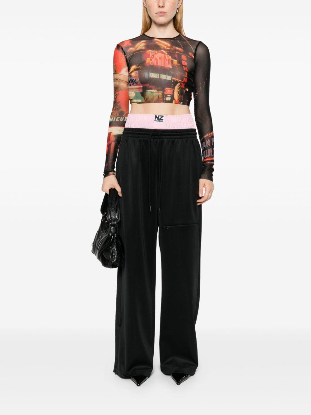 The Red Pigalle crop top Product Image