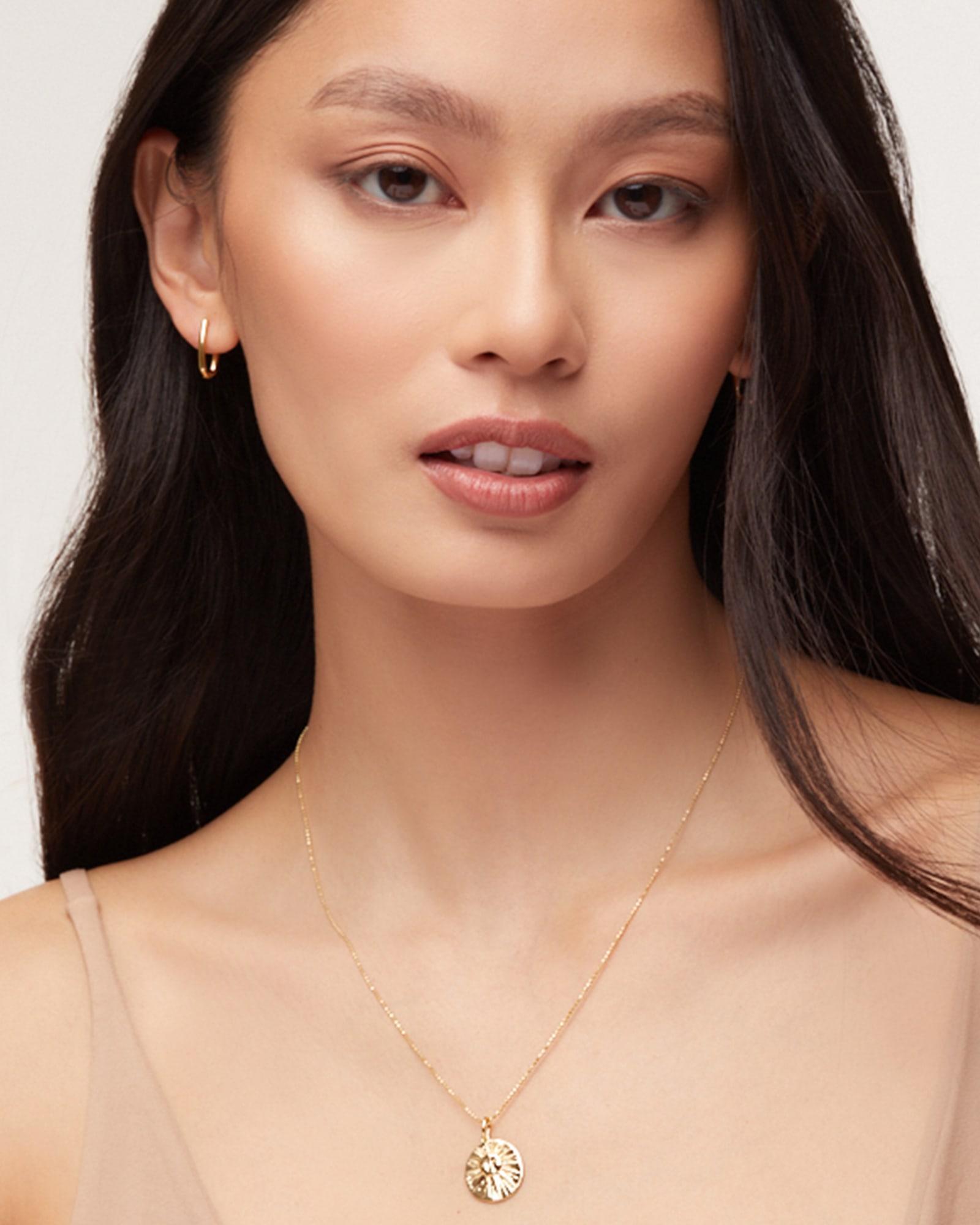 Kendra Scott Sun Coin Charm in Sterling Silver | Metal Product Image