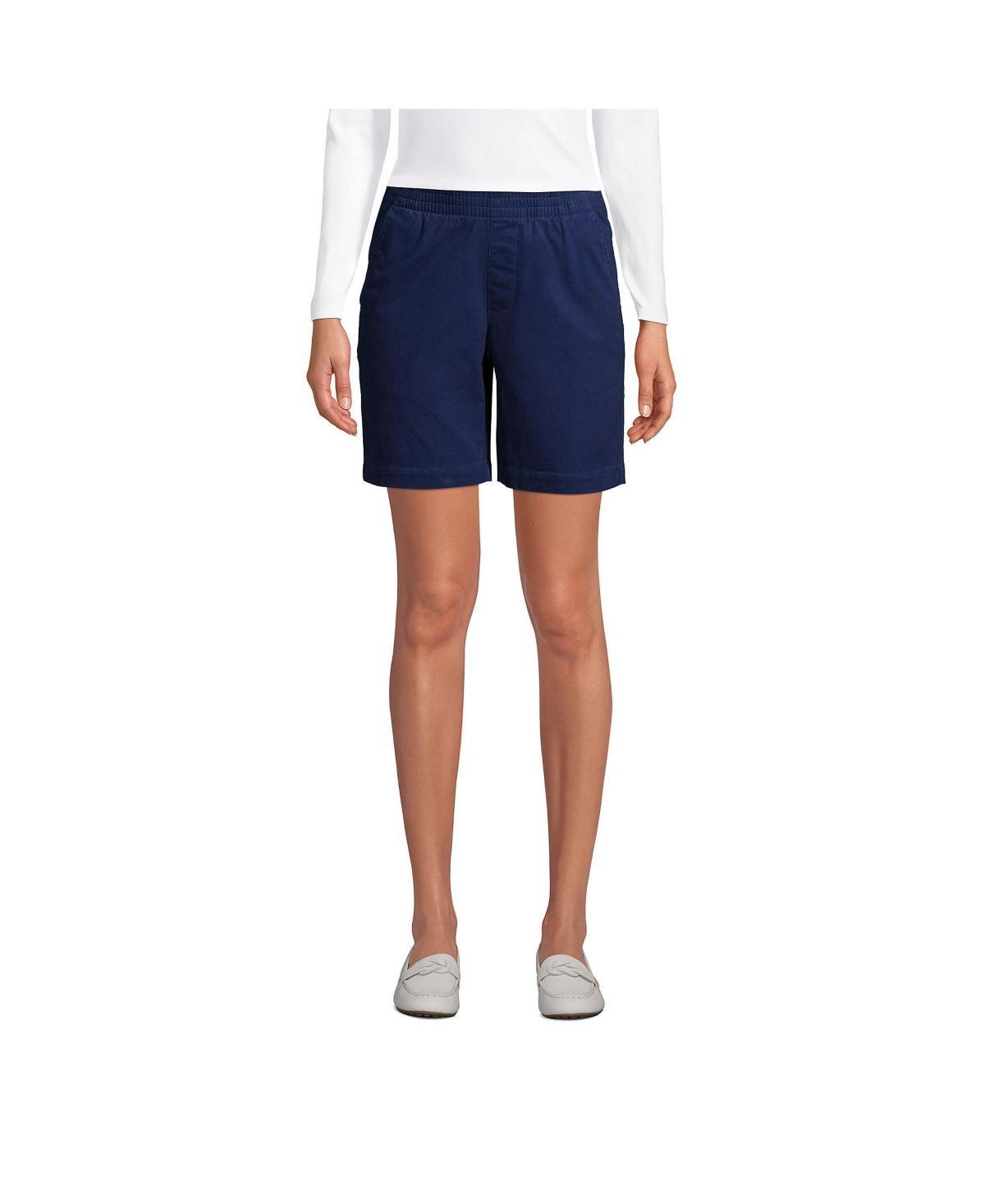 Petite Lands' End Pull-On Chino Shorts, Women's, Size: 6 Petite, Desert Product Image
