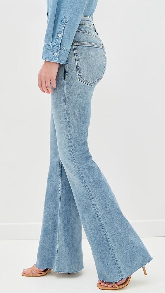 rag & bone Flexi Dahlia Mid-Rise Full Length Flare Jeans | Shopbop Product Image