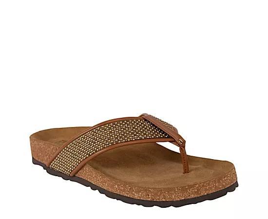 Italian Shoemakers Delani Women's Sandals, Size: 8, Luggage Product Image