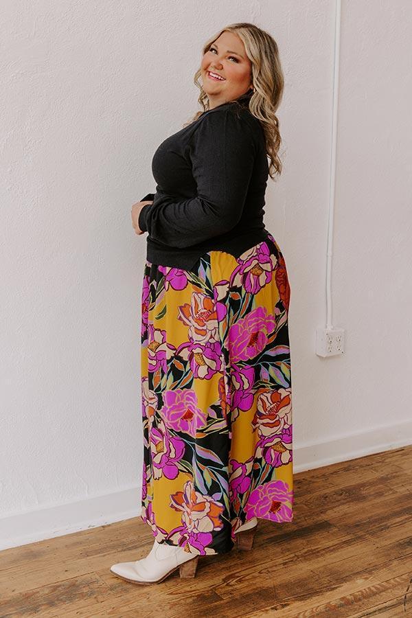 Novel Romance Floral Maxi Dress Curves Product Image