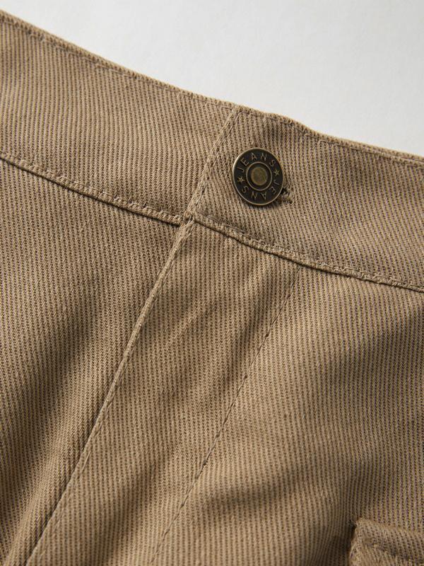 Street Khaki Cargo Skirt Product Image