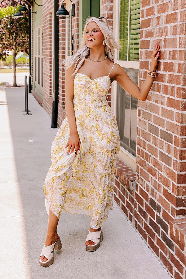 Iced Tea Afternoon Floral Maxi Product Image