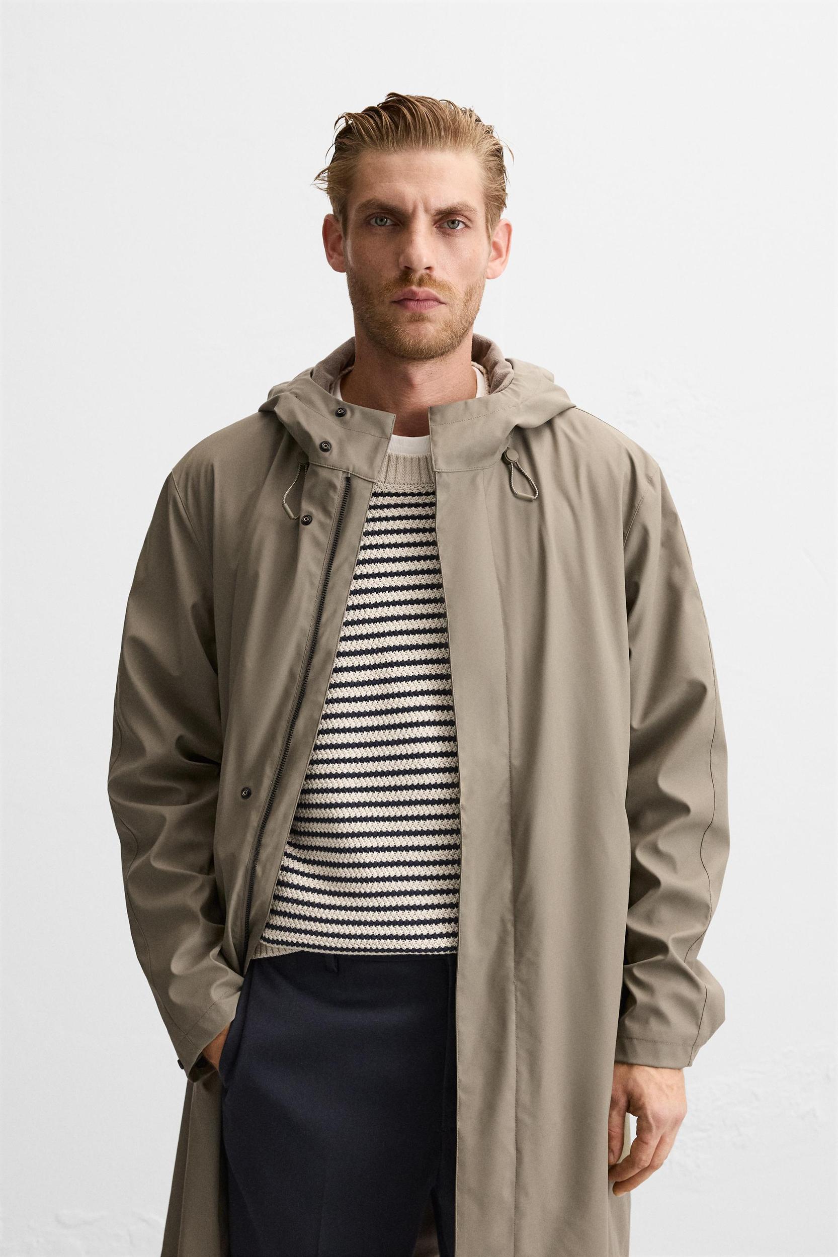 HOODED RUBBERIZED PARKA Product Image