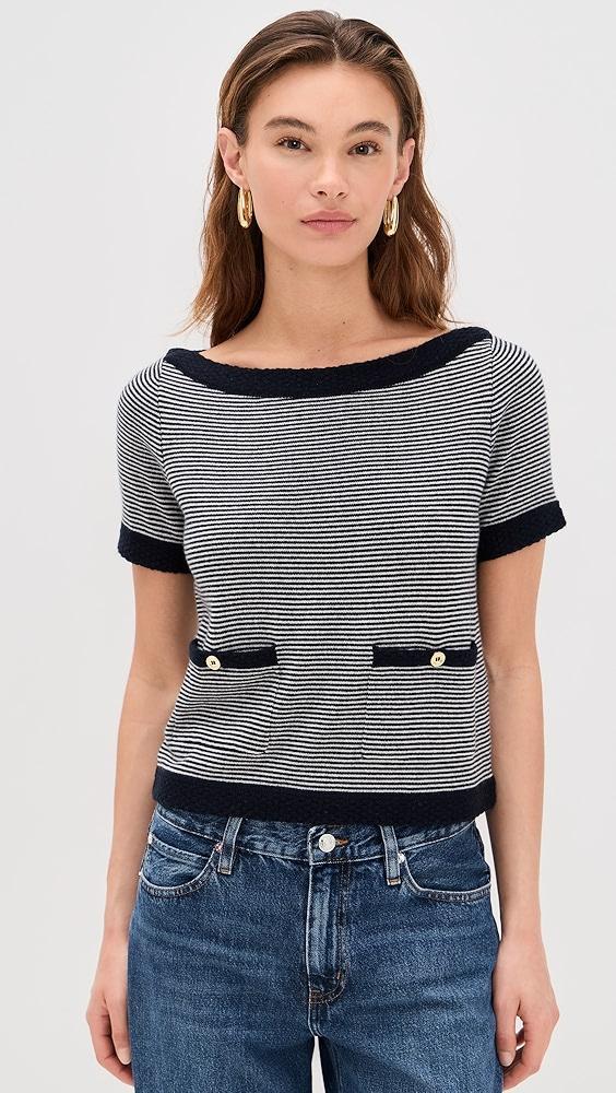 FRAME The Cashmere Boat Neck Top | Shopbop Product Image