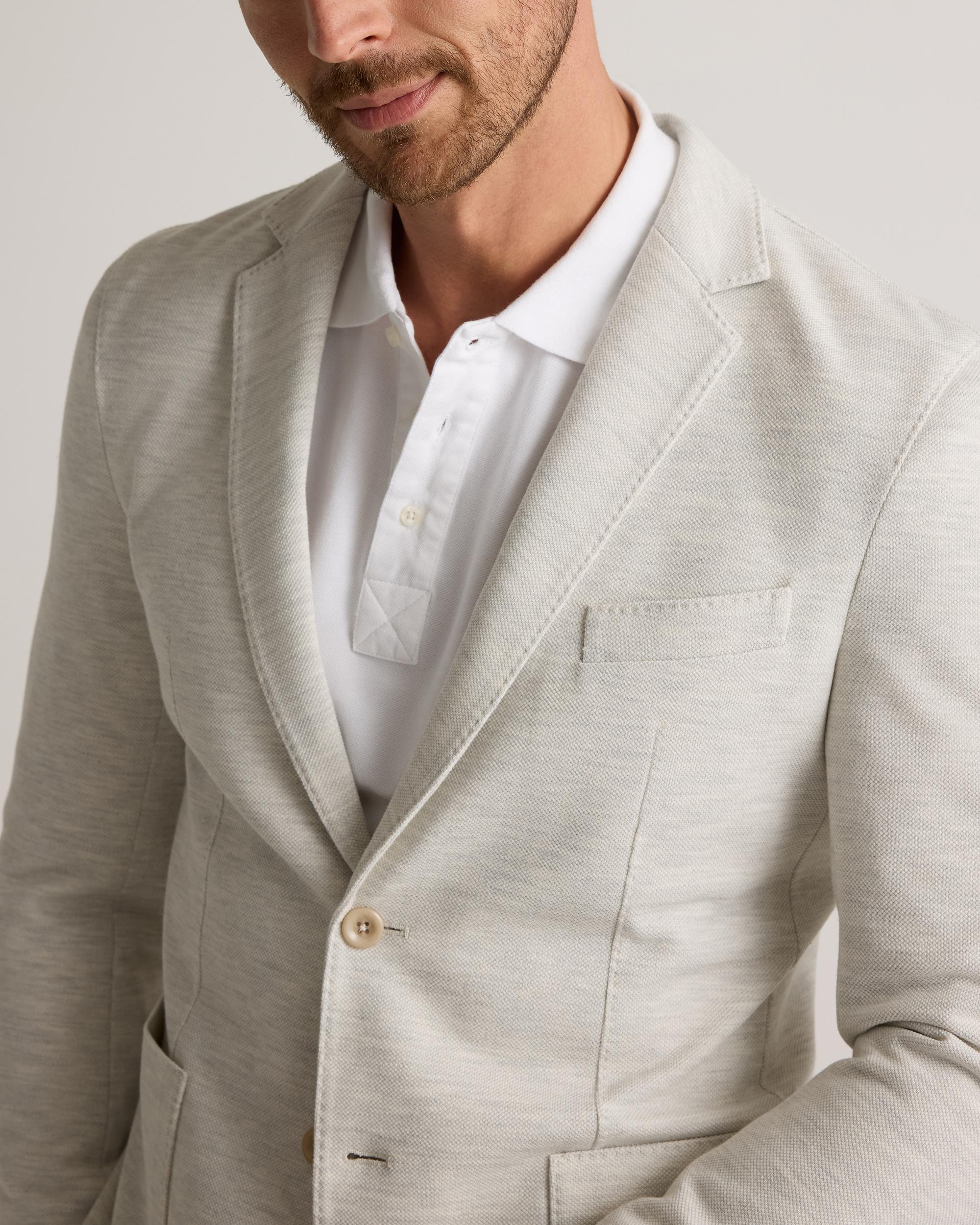 Quince | Men's Cotton Pique Knit Blazer Size XL, Organic Cotton Product Image