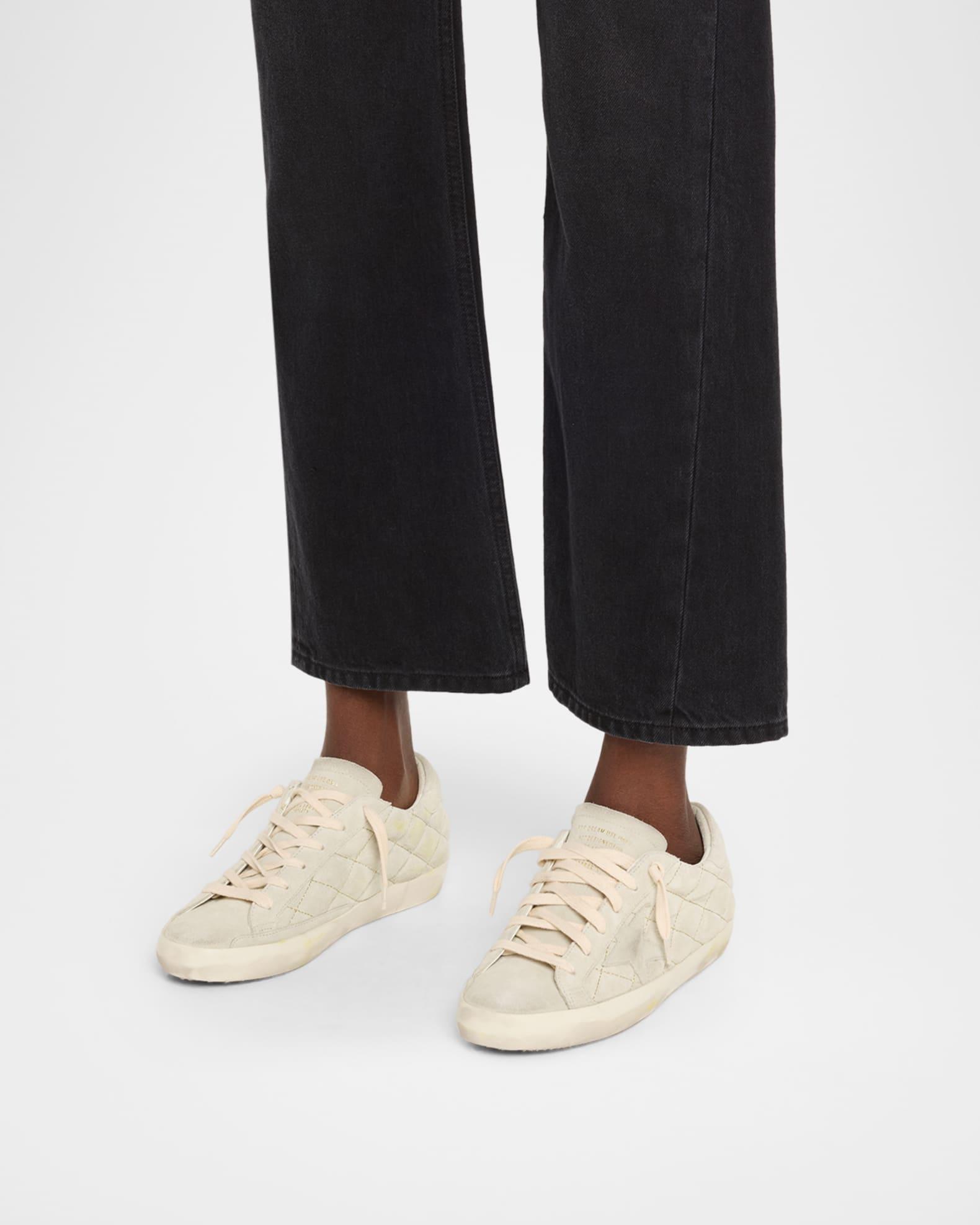 Superstar Quilted Mixed Leather Low-Top Sneakers Product Image