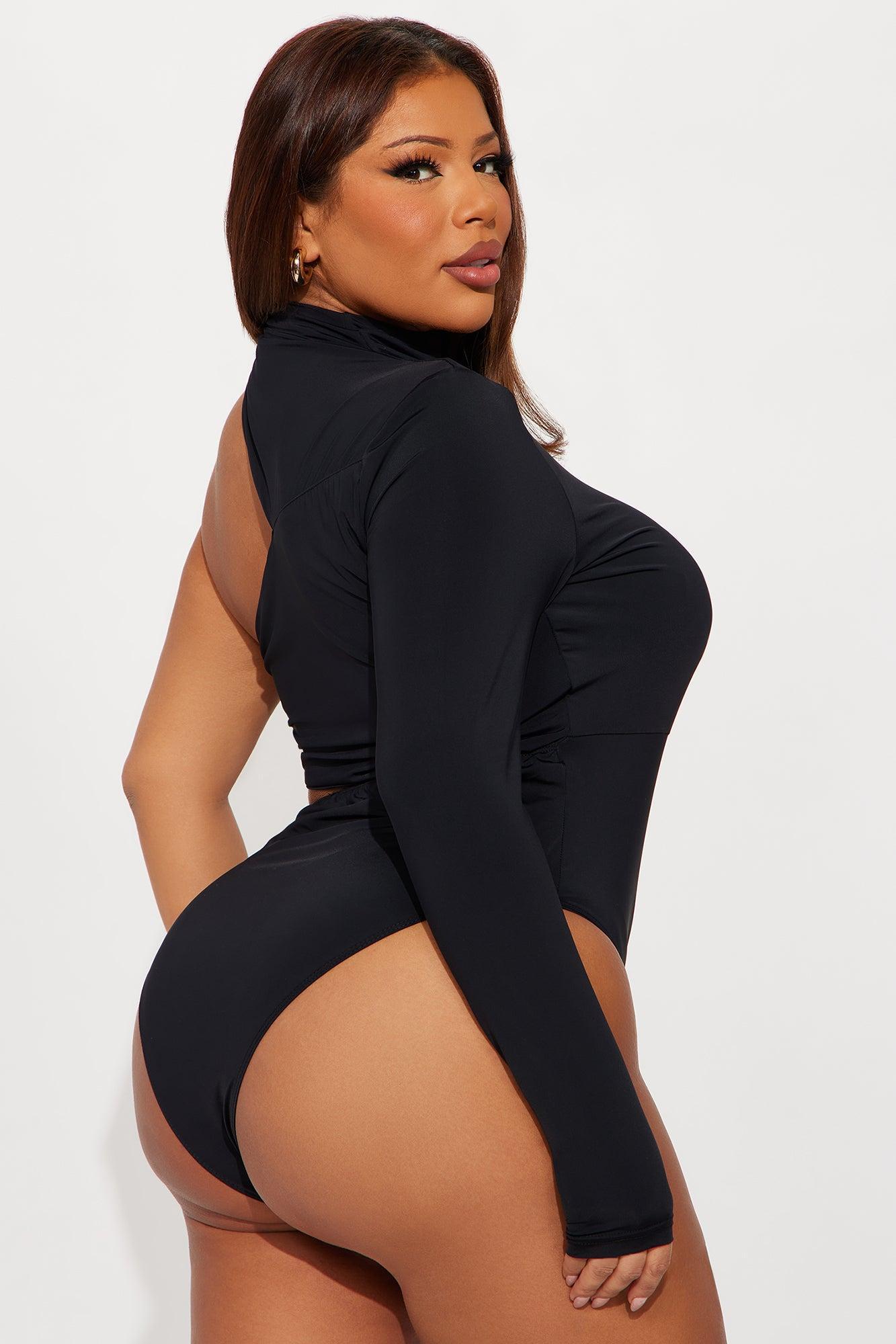 Eleni Cut Out Bodysuit - Black Product Image