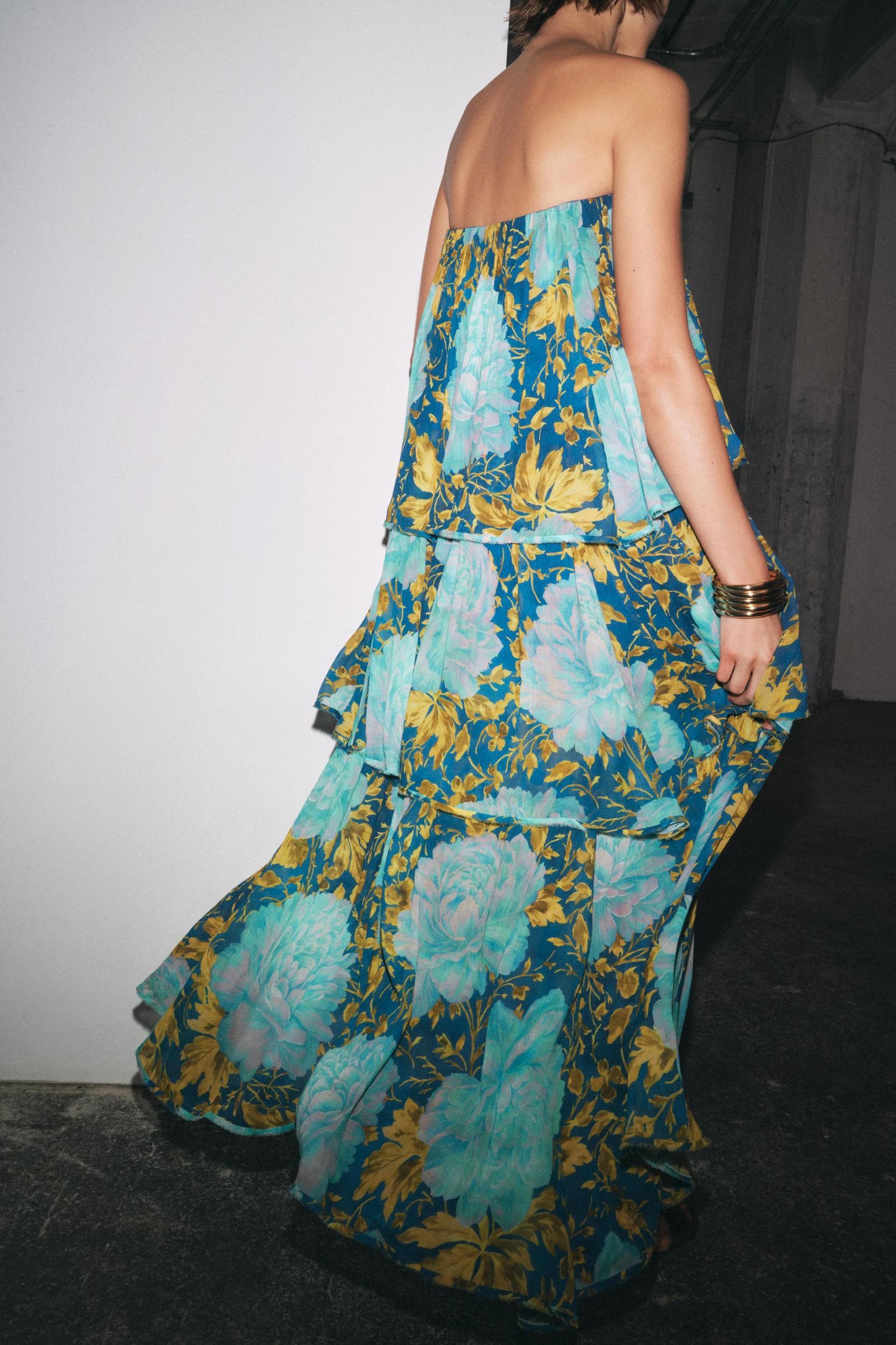 STRAPLESS DRESS ZW COLLECTION Product Image