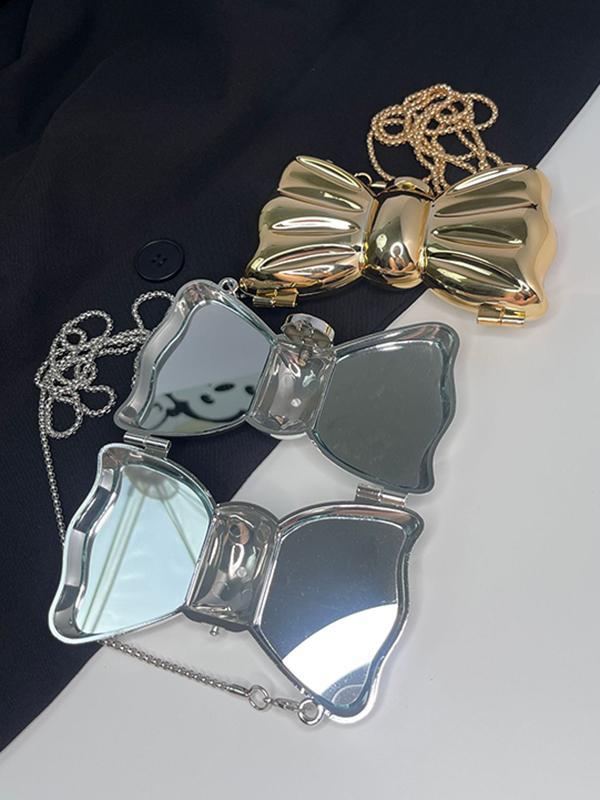 Chains Geometric Shiny Solid Color Bags Accessories Product Image