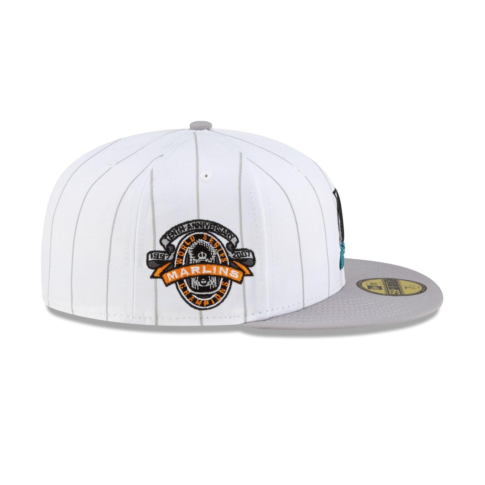 Diet Starts Monday x Miami Marlins Pinstripe 59FIFTY Fitted Hat Male Product Image