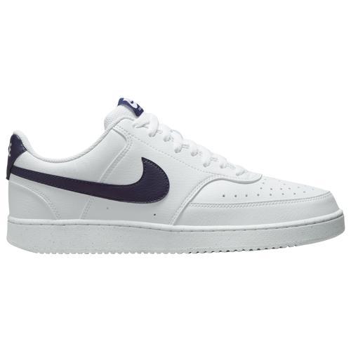 Nike Men's Court Vision Low Next Nature Casual Shoes in Black/Black Size 11.5 Leather Product Image