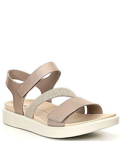 ECCO Flowt 2 Leather Banded Sandals Product Image