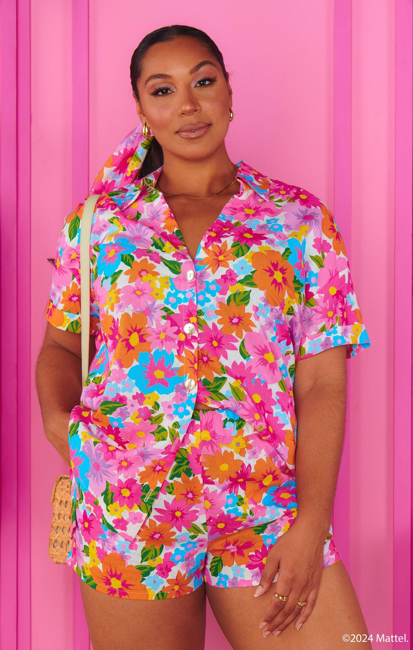 Hendrix Shorts ~ Barbie™ Blooms Product Image