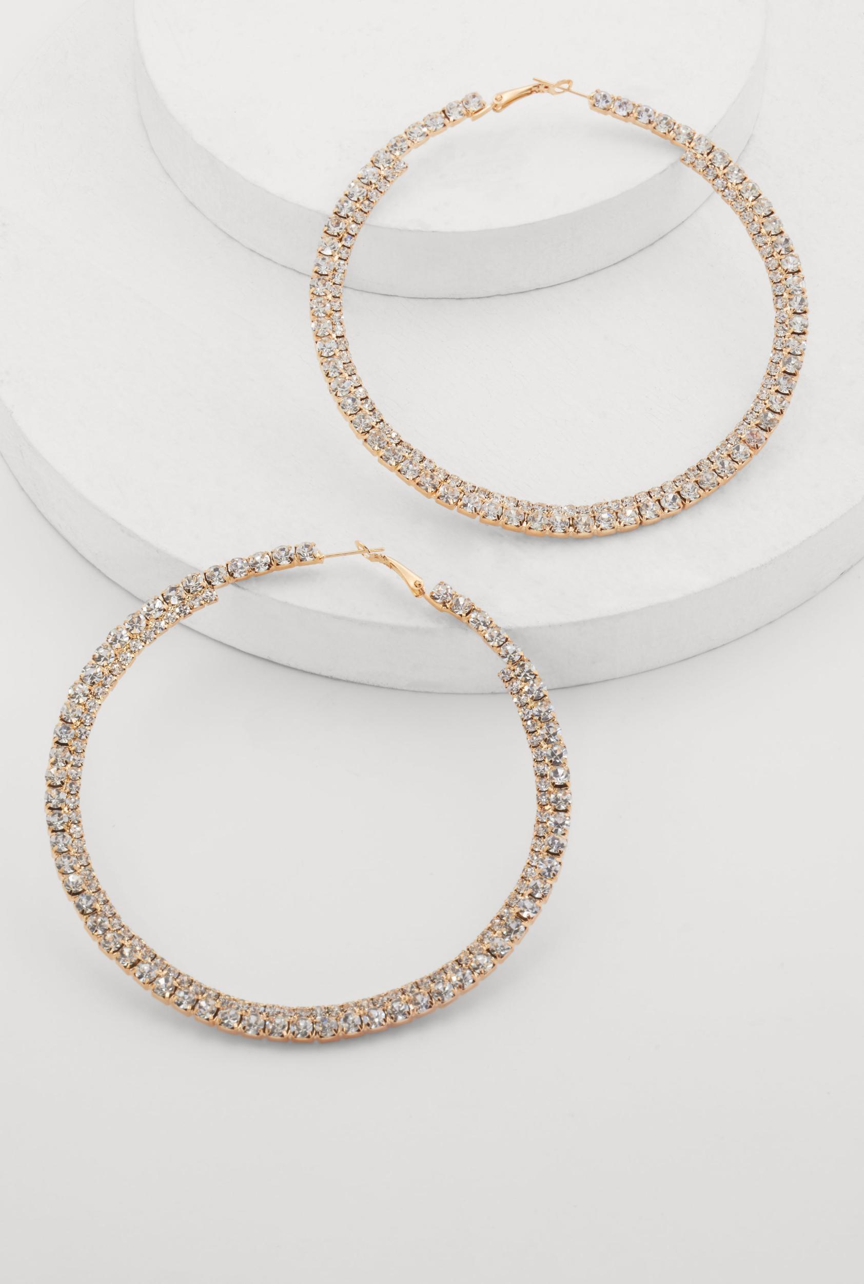 Faux Pearl Rhinestone Beaded Layered Necklace with Drop Earrings Male Product Image