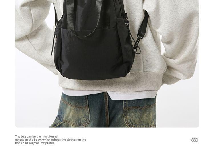 Plain Nylon Backpack Product Image