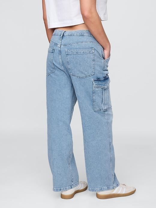Mid Rise Corduroy '90s Loose Cargo Pants Product Image