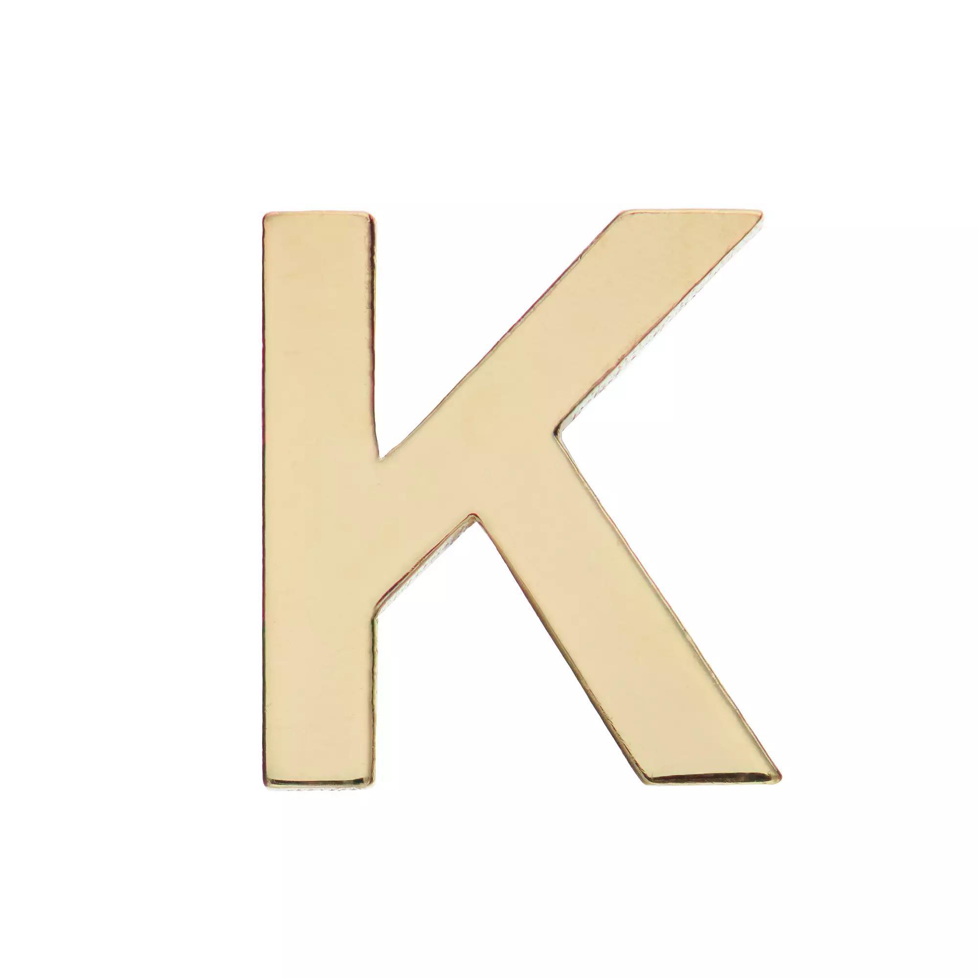 Au Naturale 14k Gold Initial Single Stud Earring, Women's Product Image