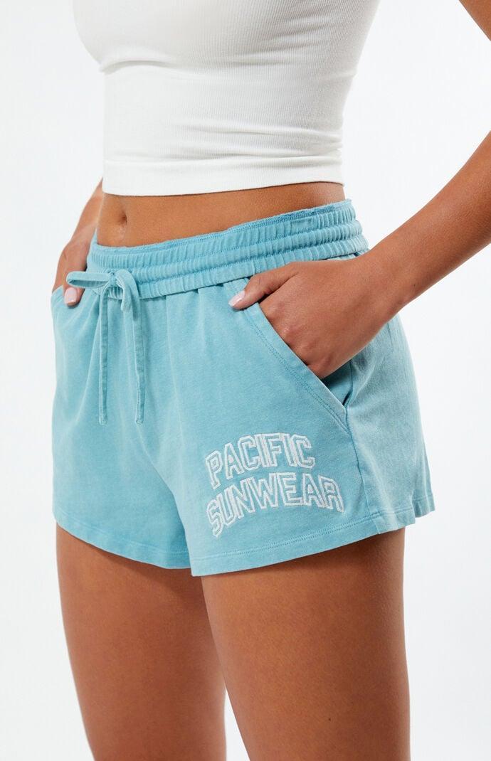 Women's Pacific Suwnwear Fold-Over Mini Sweat Shorts Product Image