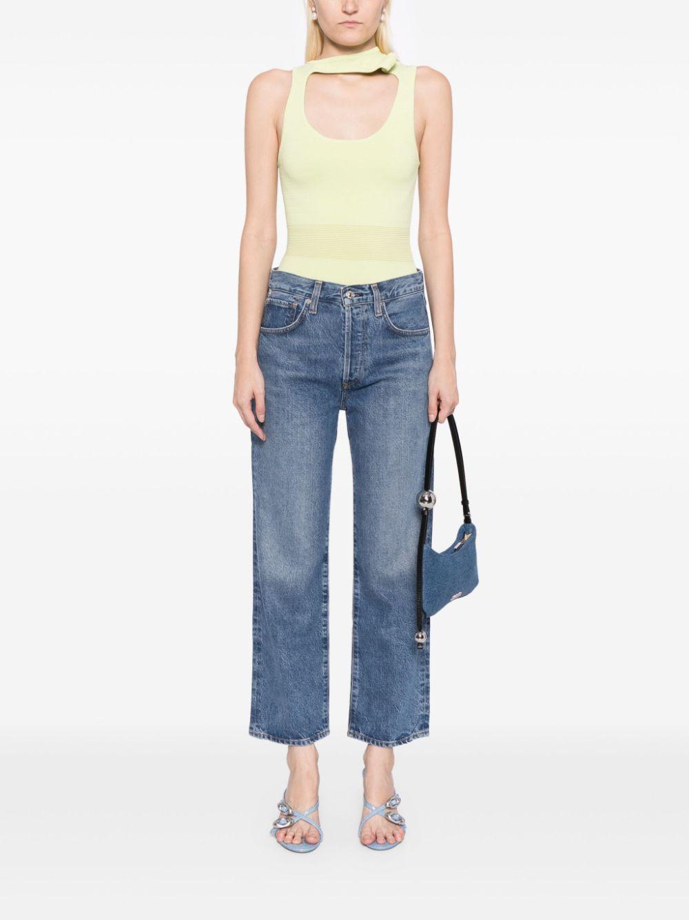 CITIZENS OF HUMANITY Emery Cropped Straight Jeans In Blue Product Image