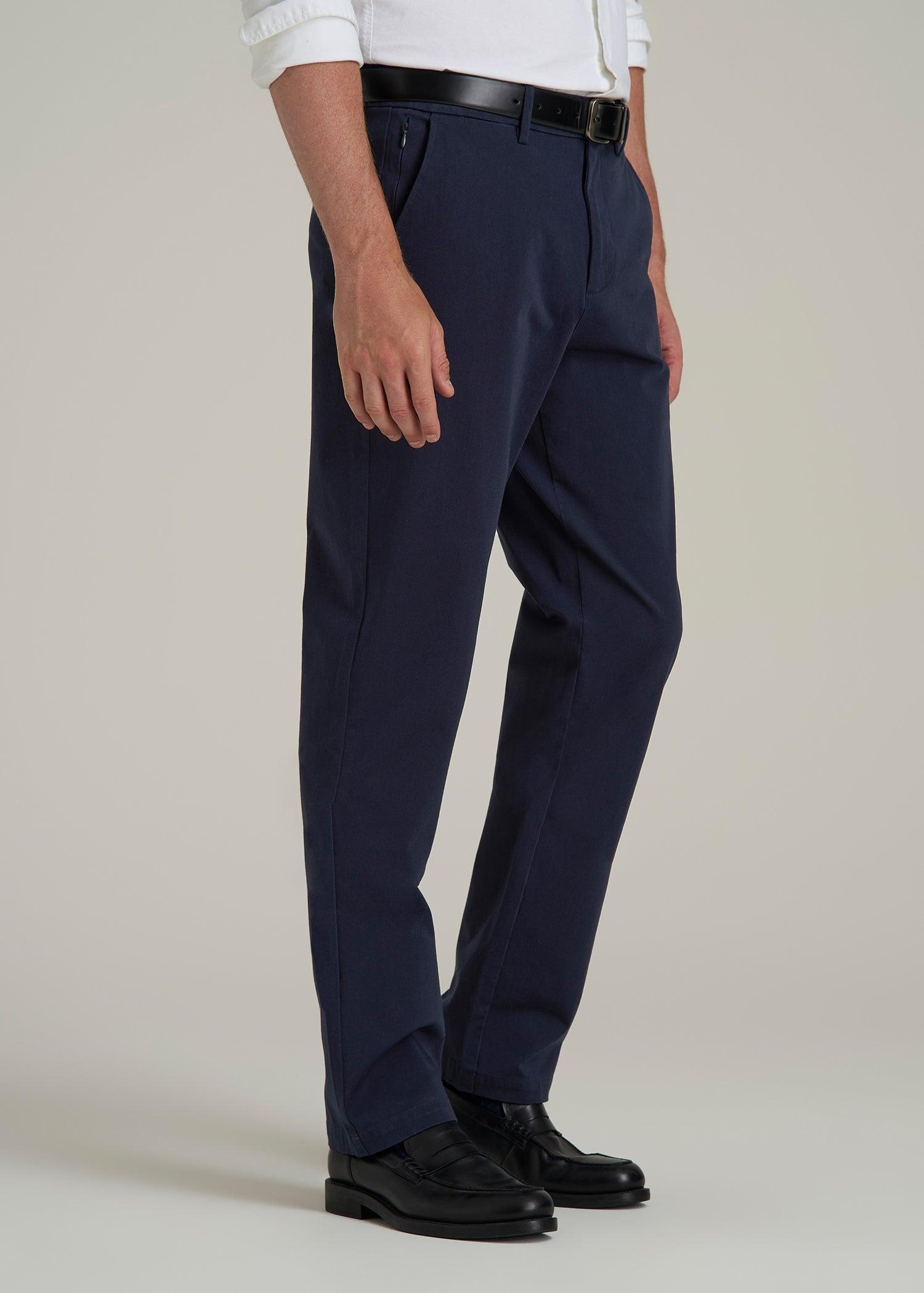 4 Way Stretch Commuter Tapered Chino Pants in Patriot Blue Product Image