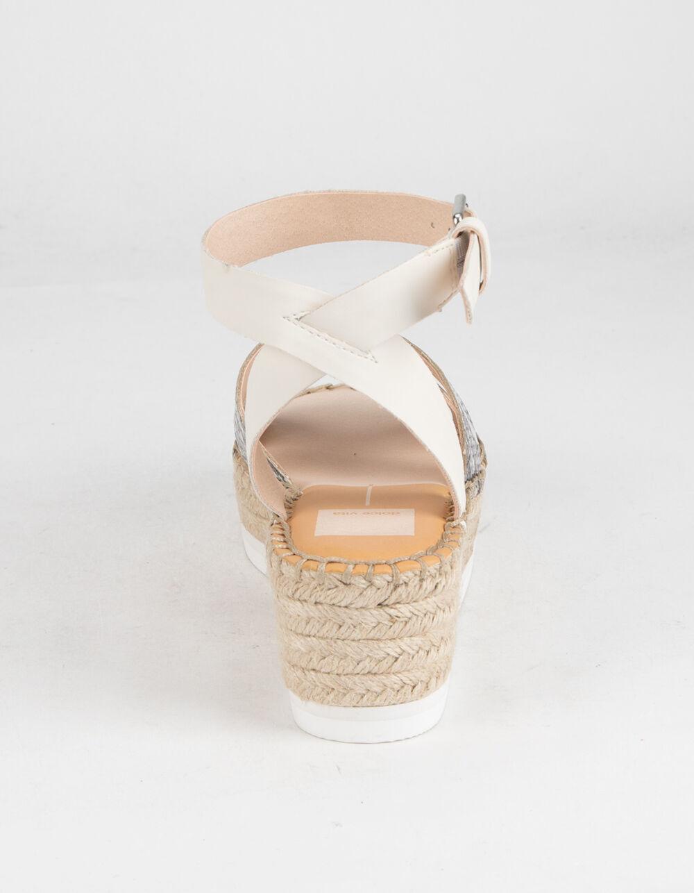 DOLCE VITA Snake Print Crisscross Womens Platform Sandals - SNAKE Product Image