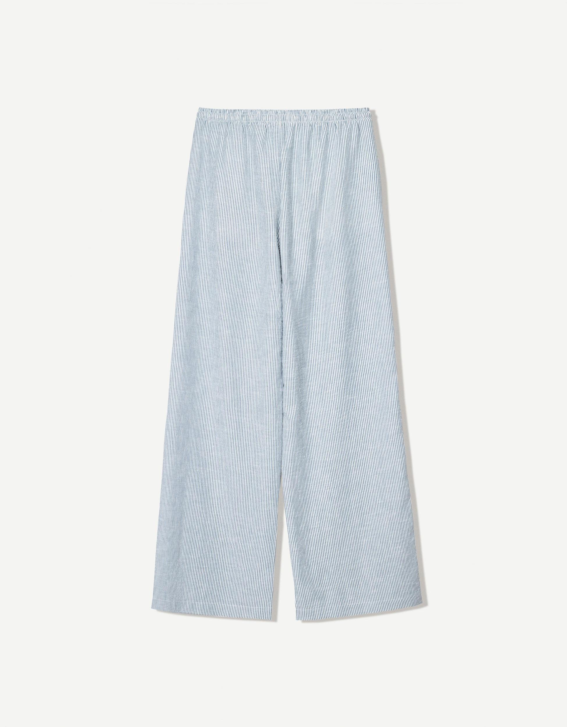 Striped rustic pants Product Image