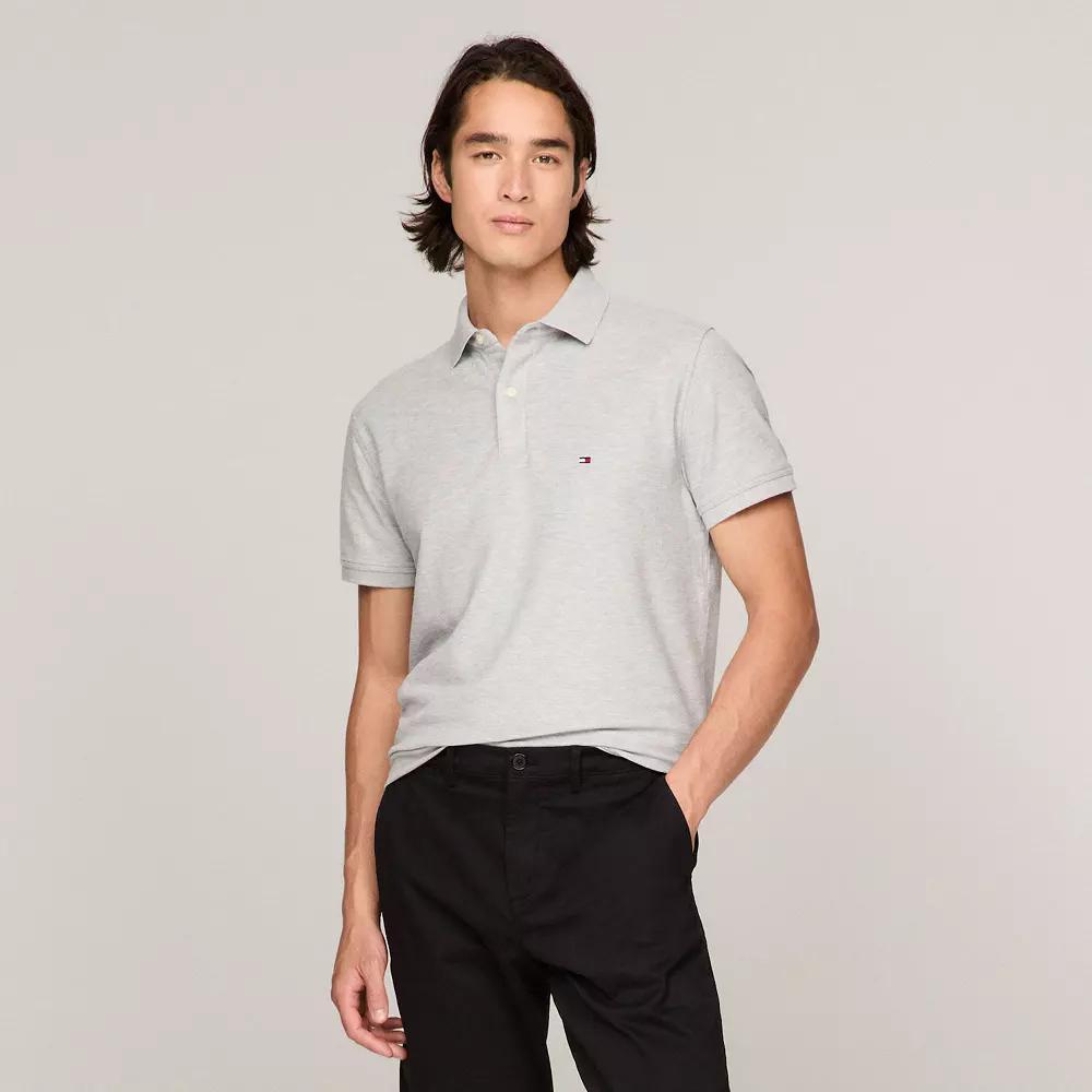 Men's Tommy Hilfiger Justin Polo, Size: XL, Marled Grey Grey Product Image