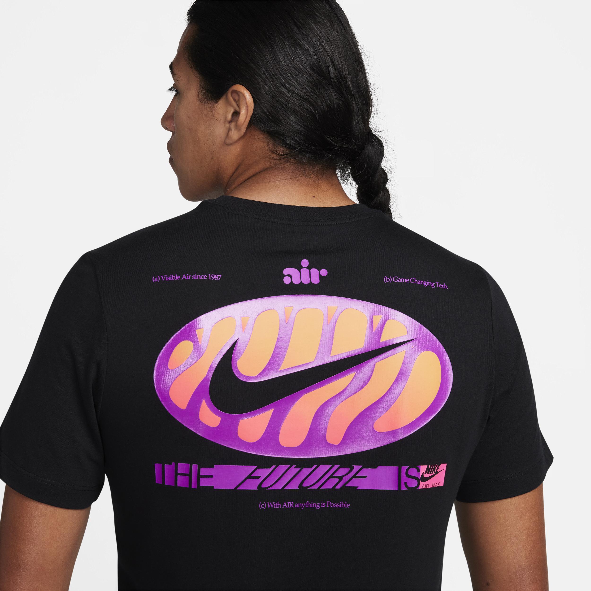 Nike Mens Nike NSW AM Day LBR Air T-Shirt - Mens Black Product Image