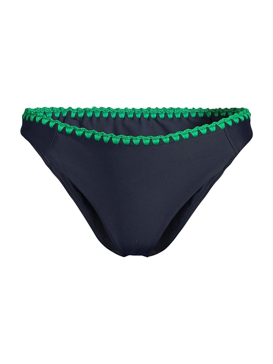 Womens Iliana Crochet-Trimmed Bikini Bottom Product Image