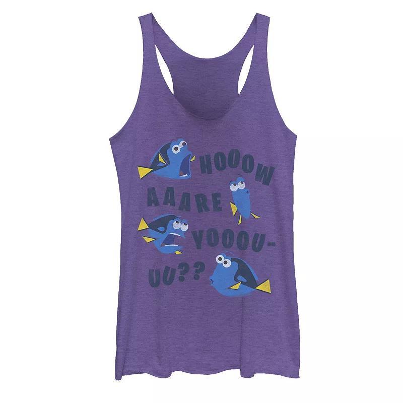 Disney's Mickey And Friends Mickey Floral Outline Juniors' Racerback Graphic Tank Top, Girl's, Size: XS, Black Grey Product Image