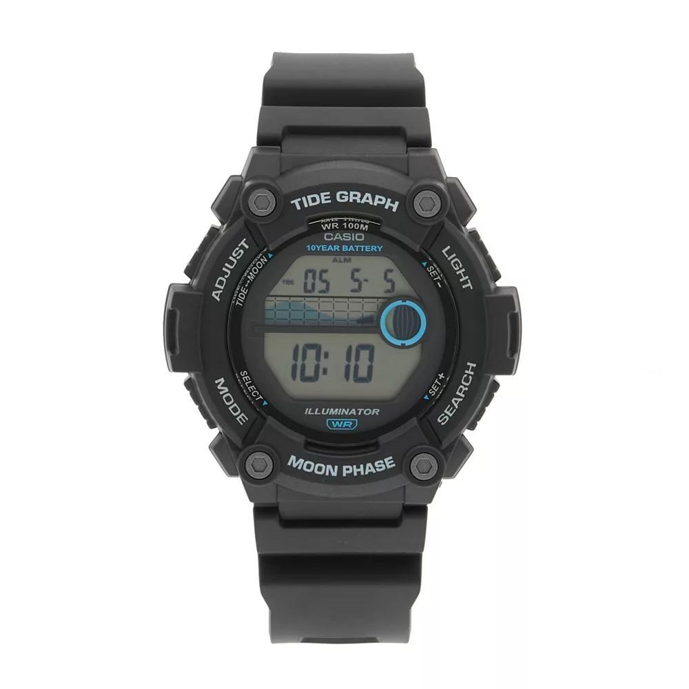 Casio Men's Digital Chronograph Watch - WS1300H-1AV, Size: Large, Black Product Image