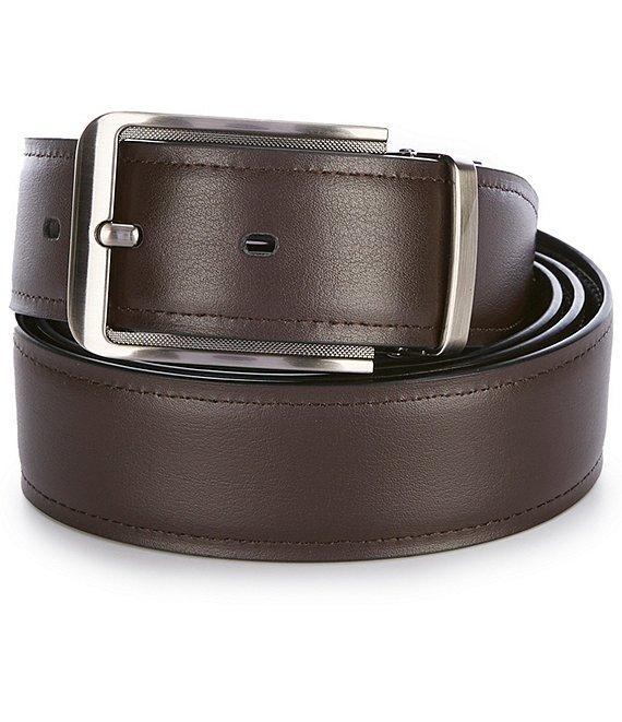 Roundtree & Yorke Big & Tall Reversible Solid Dress Belt Product Image