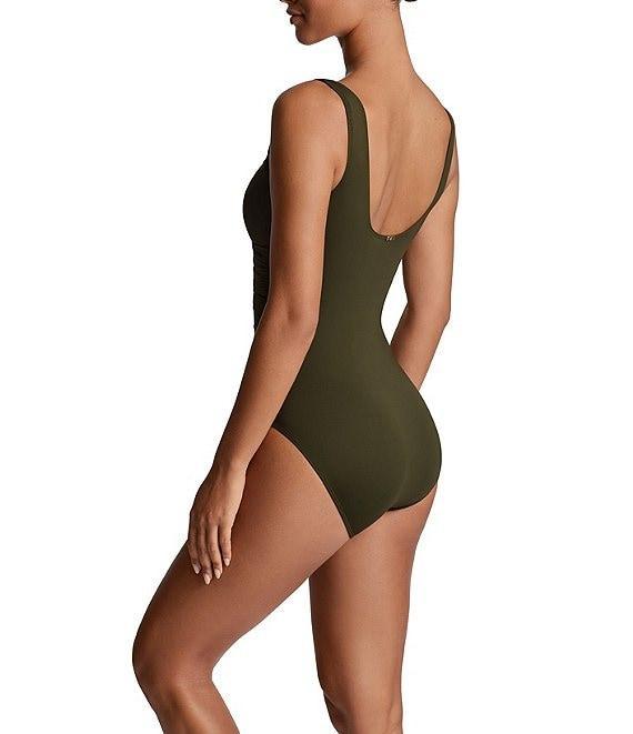 Lauren Ralph Lauren Ring Over The Shoulder Underwire One Piece Swimsuit Product Image