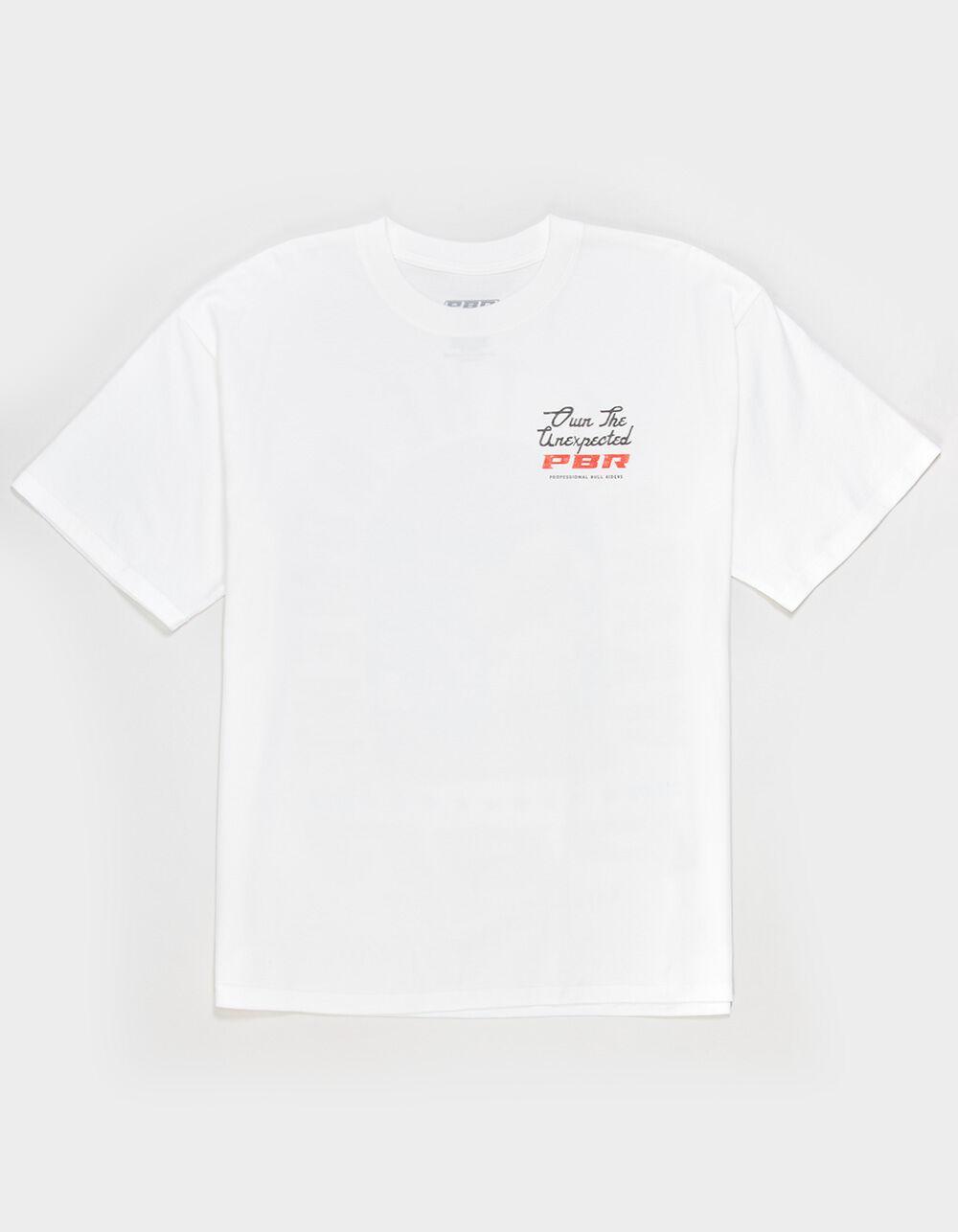 PROFESSIONAL BULL RIDERS Unexpected Mens Tee - WHITE Product Image