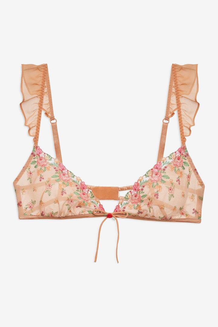 Glimmer Rosebud Bralette — Rose Gold Product Image