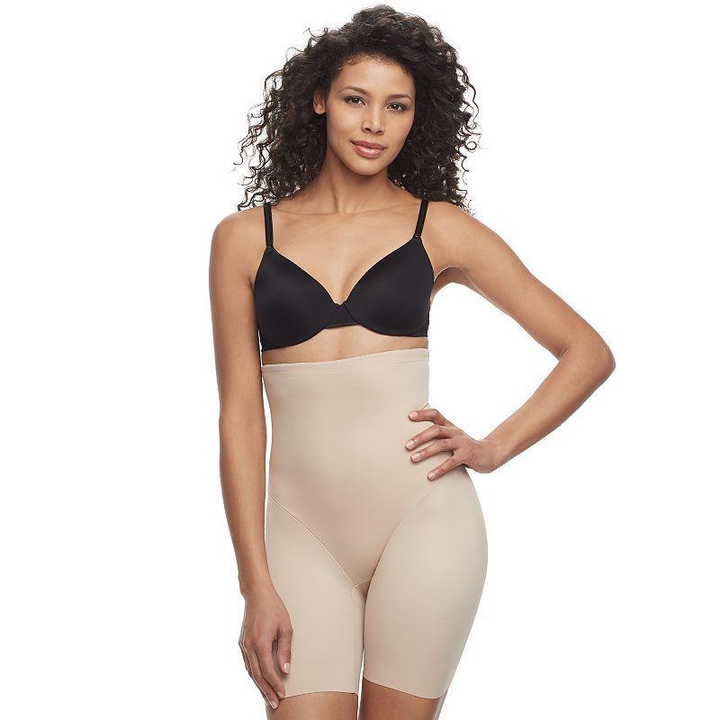 Naomi & Nicole Firm Control Shapewear Luxe High Waist Thigh Slimmer 7089, Womens Product Image