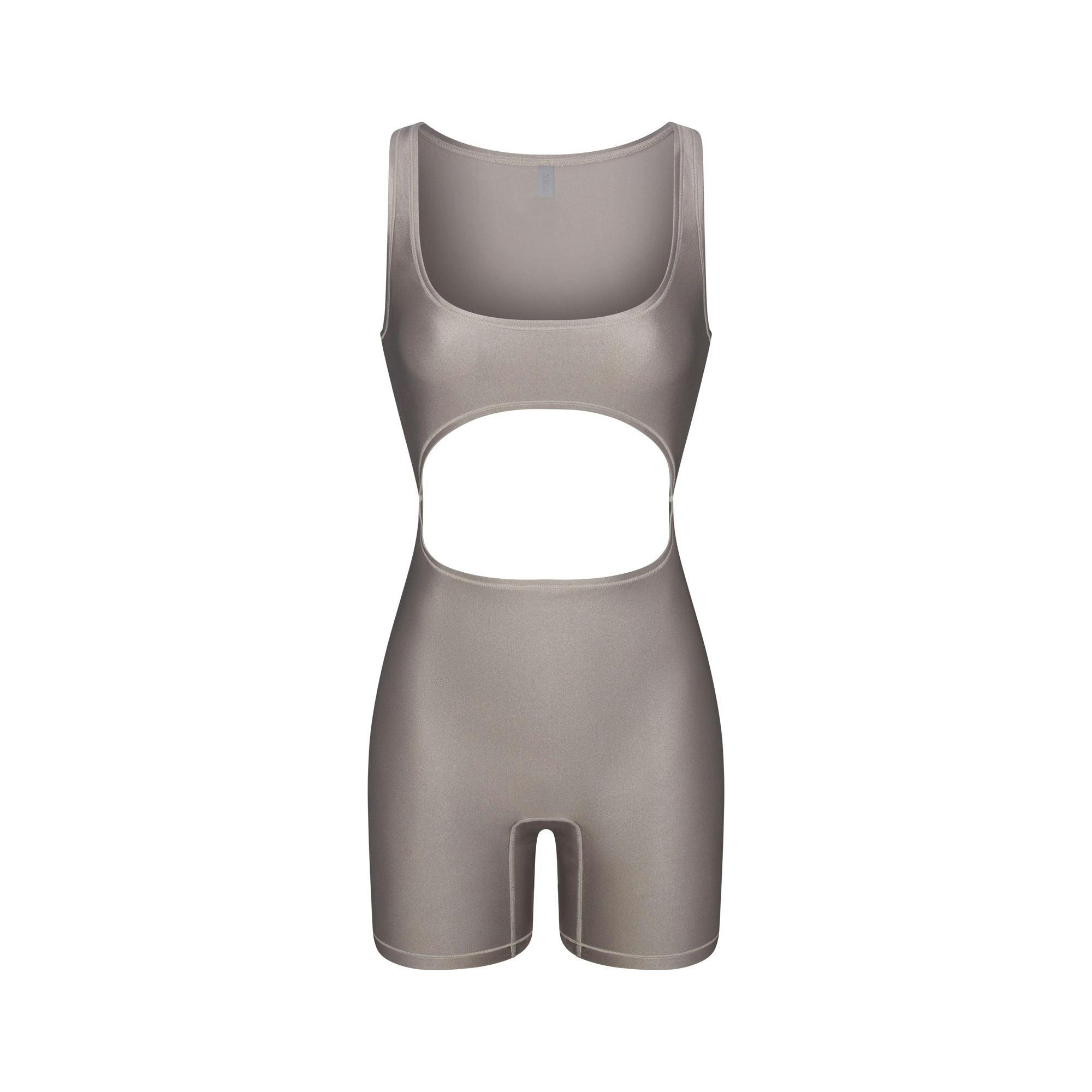 SHINE SWIM CUT OUT CYCLE SUIT | SMOKE Product Image