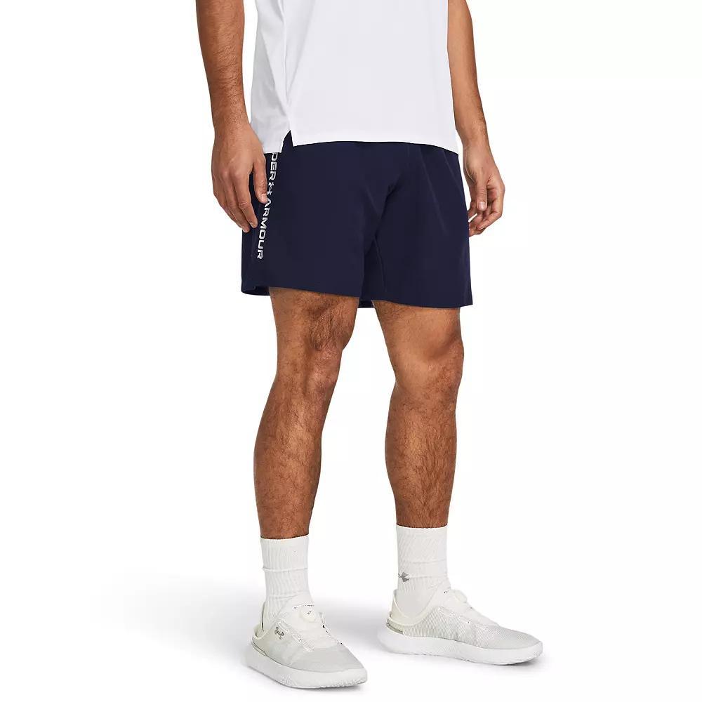 Big & Tall Under Armour Woven Wordmark Shorts, Men's, Size: XL Tall, Castlerock Product Image