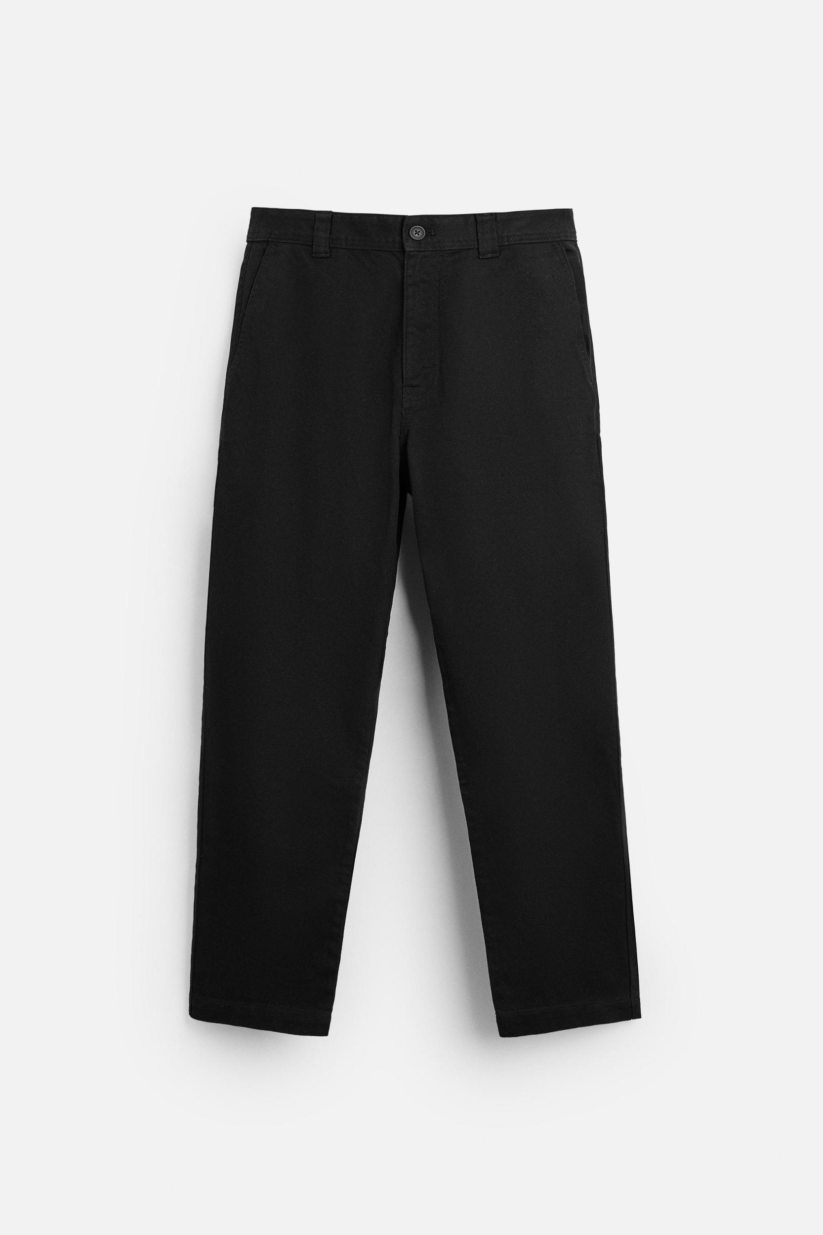 STRAIGHT FIT TWILL PANTS Product Image